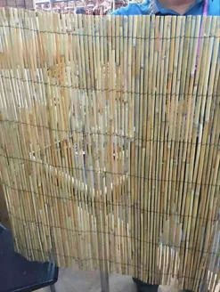 1.5m X 4m Split Natural Peeled Reed Screening Fencing Panel Bamboo Fence Roll Garden -Cheap Grow And Trim Store 1 5m x 4m split natural peeled reed screening fencing panel bamboo fence roll garden5243293591090 04c MP