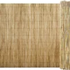 1.8m X 4m Bamboo Screening Roll Panel Natural Fence Peeled Reed Fencing Outdoor Garden
