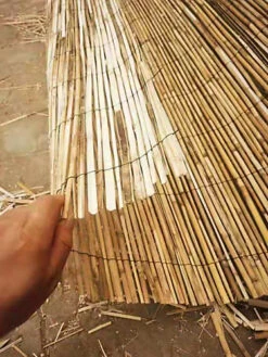 1.8m X 5m Split Natural Peeled Reed Screening Fencing Panel Bamboo Fence Roll Garden -Cheap Grow And Trim Store 1 8m x 5m split natural peeled reed screening fencing panel bamboo fence roll garden3852700953608 03c MP