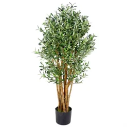 Leaf 125cm Luxury Artificial Olive Tree - Premium Range