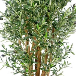 Leaf 125cm Luxury Artificial Olive Tree - Premium Range -Cheap Grow And Trim Store 125cm luxury artificial olive tree premium range5060532973840 03c MP