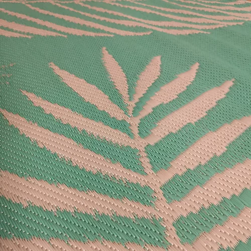 180cm X 120cm Outdoor Geometric Pattern Waterproof Rug Mat For Garden Patio In Mint Green 4 180cm X 120cm Outdoor Geometric Pattern Waterproof Rug Mat For Garden Patio In Mint Green - Image 4