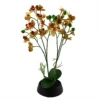Leaf 43cm Large Pink Yellow Artificial Orchid In Ceramic Planter