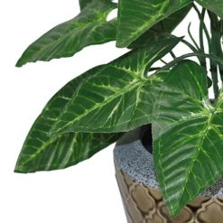 Leaf 45cm Artificial Taro Plant - 45cm Dark Taro 6 Leaf 45cm Artificial Taro Plant - 45cm Dark Taro -Cheap Grow And Trim Store 45cm artificial taro plant 45cm dark taro5060532970344 03c MP
