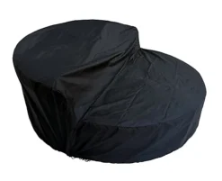 5 Piece Modular Wicker 210 CM Garden Daybed With Extendable Canopy, Soft Cushion, Pillow, Cover - Gray -Cheap Grow And Trim Store 5 piece modular wicker 210 cm garden daybed with extendable canopy soft cushion pillow cover gray0726972295823 06c MP