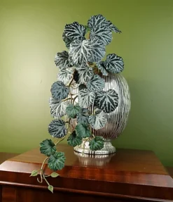 Leaf 50cm Artificia Trailing Begonia Plant Realistic