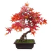 Leaf 50cm Artificial Red Maple Bonsai Tree