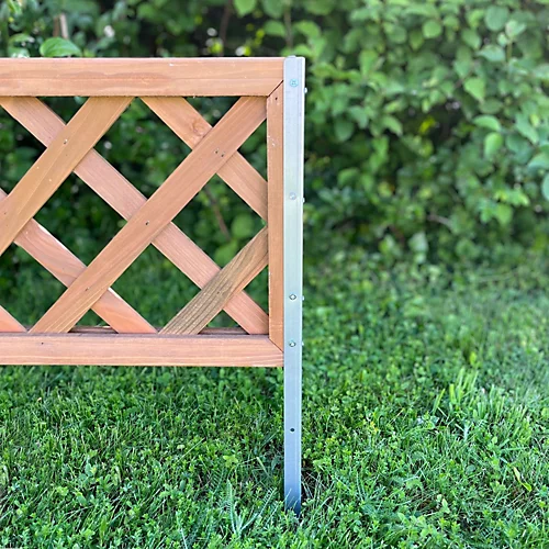 50cm Fence Trellis Topper Bracket Height Extension Arms Pack (5 Pairs Inc Screws) 2 50cm Fence Trellis Topper Bracket Height Extension Arms Pack (5 Pairs Inc Screws) - Image 2