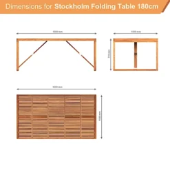 6 Person Table Dining Table 180cm, Outdoor Patio Table (not Included Ch 6 6 Person Table Dining Table 180cm, Outdoor Patio Table (not Included Ch -Cheap Grow And Trim Store 6 person table dining table 180cm outdoor patio table not included ch7330474667489 03c MP