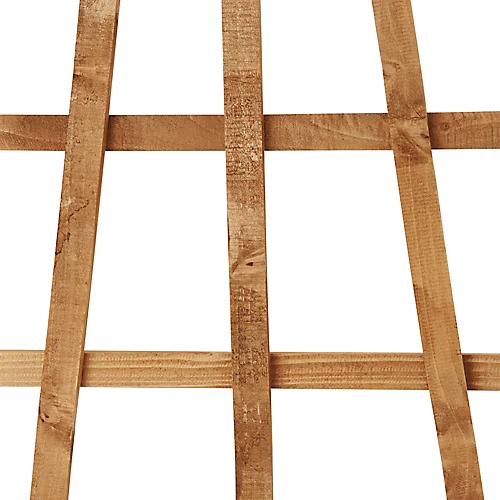 6ft Fan Pine Trellis Panel (W)66cm X (H)183cm 3 6ft Fan Pine Trellis Panel (W)66cm X (H)183cm - Image 3