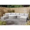 8 Seater Multifunction Flat Wicker Weave Garden Sofa Set