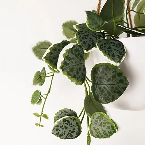Leaf 90cm Artificial Potted Hanging Trailing Green Plant - String Of Hearts 2 Leaf 90cm Artificial Potted Hanging Trailing Green Plant - String Of Hearts - Image 2