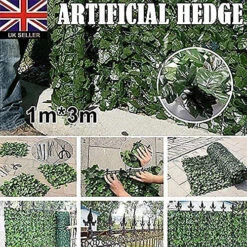 Abaseen 1mx3m Ivy Leaves Trellis Artificial Screen Garden Fence -Cheap Grow And Trim Store abaseen 1mx3m ivy leaves trellis artificial screen garden fence5056533585205 03c MP