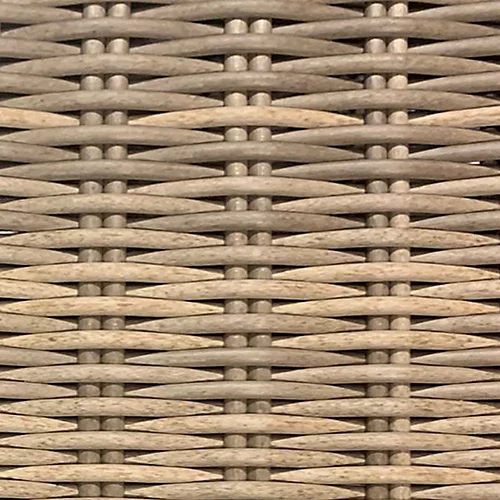 Abreo Half Round Rattan Reclining Sun Lounger Chair In Natural With Light Cushions (Sold Individually) 3 Abreo Half Round Rattan Reclining Sun Lounger Chair In Natural With Light Cushions (Sold Individually) - Image 3