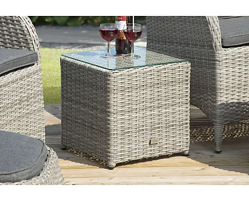Albury Luxury Reclining Rattan Garden Armchair Set With Side Table And Foot Stools 3 Albury Luxury Reclining Rattan Garden Armchair Set With Side Table And Foot Stools - Image 3