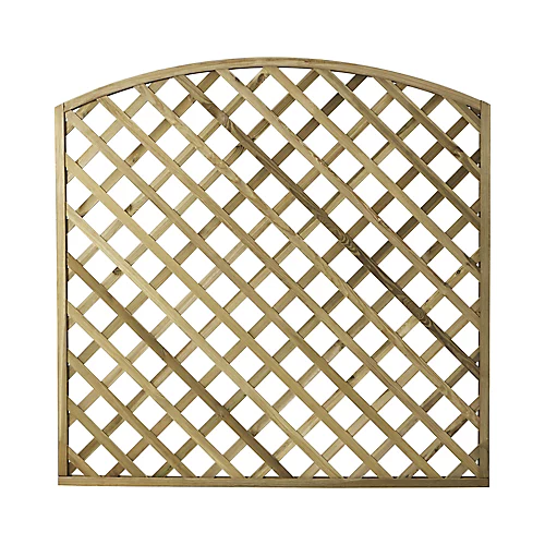 Arched Pine Trellis Panel (W)180cm X (H)180cm 1 Arched Pine Trellis Panel (W)180cm X (H)180cm