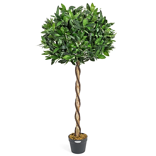Artificial Bay Tree Large Potted Indoor Outdoor Topiary Decoration 4ft 1 Artificial Bay Tree Large Potted Indoor Outdoor Topiary Decoration 4ft