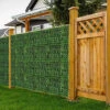 Artificial Hedge Ivy Leaf Garden Fence Wall Privacy Balcony Screening Trellis 0.5m X 3m