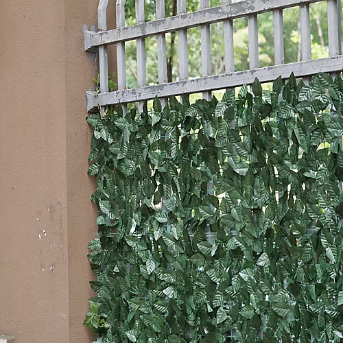 Artificial Hedge Ivy Leaf Garden Fence Wall Privacy Balcony Screening Trellis 0.5m X 3m 3 Artificial Hedge Ivy Leaf Garden Fence Wall Privacy Balcony Screening Trellis 0.5m X 3m - Image 3
