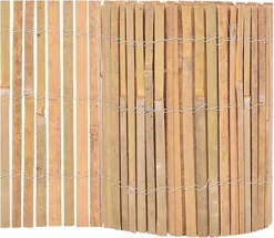 Bamboo Slat Fence Garden Screening - Panel For Outdoor Wind & Sun Protection - Natural Wood - H 1.8m X W 4m 5 Bamboo Slat Fence Garden Screening - Panel For Outdoor Wind & Sun Protection - Natural Wood - H 1.8m X W 4m -Cheap Grow And Trim Store bamboo slat fence garden screening panel for outdoor wind sun protection natural wood h 1 8m x w 4m5020333654560 02c MP