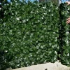 Best Artificial 3m X 1m English Ivy Leaf Screening Hedging Roll - UV Protected