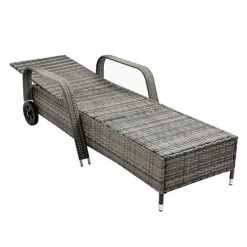 Birchtree Rattan Day Chair Recliner Sun Bed Lounger Wicker Outdoor Garden Furniture Terrace Patio SRL01 Grey -Cheap Grow And Trim Store birchtree rattan day chair recliner sun bed lounger wicker outdoor garden furniture terrace patio srl01 grey5055418341240 03c MP