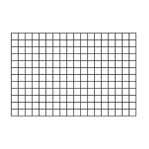 Black Steel Trellis (W)60cm X (H)90cm 1 Black Steel Trellis (W)60cm X (H)90cm