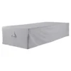 Blooma Extra-large Grey Rectangular Table Cover 300cm(L) 60cm(H) 120cm(W)