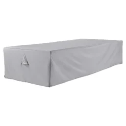 Blooma Extra-large Grey Rectangular Table Cover 300cm(L) 60cm(H) 120cm(W)