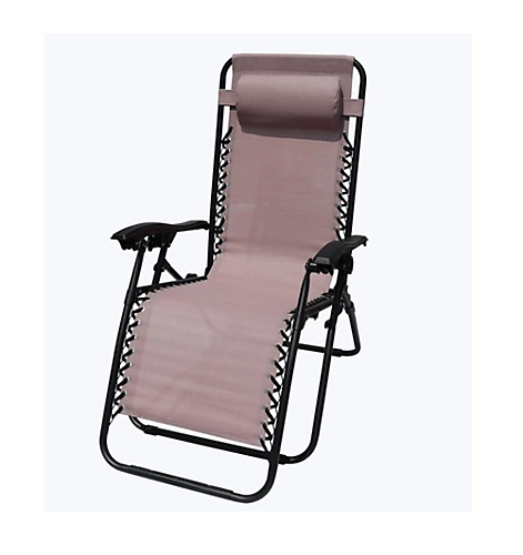 Blush Pink Zero Gravity Chair Lounger 1 Blush Pink Zero Gravity Chair Lounger