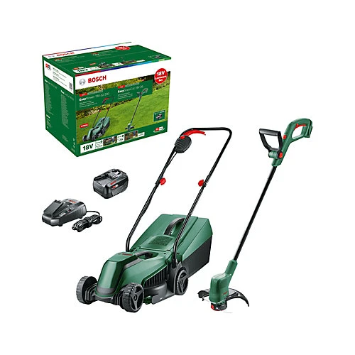 Bosch Rotary Hand-propelled Lawnmower & Grass Trimmer Set 18V Lawncare Set 1 Bosch Rotary Hand-propelled Lawnmower & Grass Trimmer Set 18V Lawncare Set