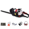 BU-KO 26cc Petrol Hedge Trimmer, Handheld Hedge Cutter, 600mm Strimmer Cutting Length With Dual Action Blades