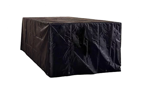 Comfy Living 11 Piece Cube Rattan Dining Set Chocolate With Cover 2 Comfy Living 11 Piece Cube Rattan Dining Set Chocolate With Cover - Image 2