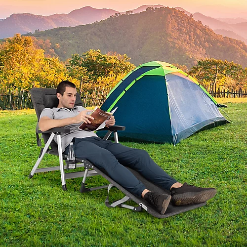 Costway Folding Chaise Lounger Outdoor Patio Reclining Lounge Chair W/ Cup Holder 1 Costway Folding Chaise Lounger Outdoor Patio Reclining Lounge Chair W/ Cup Holder