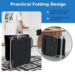 Costway Folding Chaise Lounger Outdoor Patio Reclining Lounge Chair W/ Cup Holder -Cheap Grow And Trim Store costway folding chaise lounger outdoor patio reclining lounge chair w cup holder6085649235222 04c MP