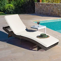 Costway Patio Rattan Chaise Lounge Chair Folding Reclining Wicker Chair -Cheap Grow And Trim Store costway patio rattan chaise lounge chair folding reclining wicker chair9984709000084 04c MP