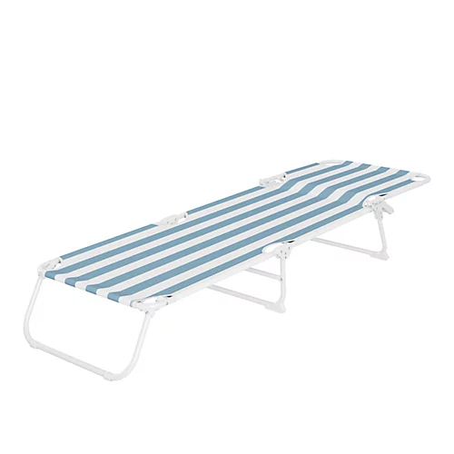 Curacao Still Water Blue Cabana Striped Sun Lounger 4 Curacao Still Water Blue Cabana Striped Sun Lounger - Image 4