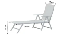 DesignDrop Bjorn Sun Lounger In White 157cm X 63cm X 95cm 5 DesignDrop Bjorn Sun Lounger In White 157cm X 63cm X 95cm -Cheap Grow And Trim Store designdrop bjorn sun lounger in white 157cm x 63cm x 95cm5060895903218 03c MP