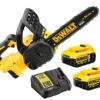 Dewalt DCM565P2 18v XR 30cm Cordless Chainsaw Brushless - 2 X 5.0ah Batteries