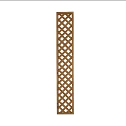 Diamond Dip Treated Trellis Panel (W)1.83m (H)0.32m, Pack Of 4
