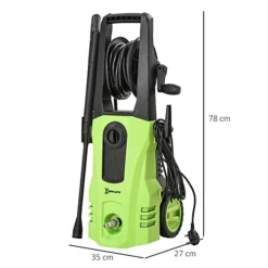 DURHAND 1800W High Pressure Washer, 150 Bar Pressure, 510 L/h Flow, High-Performance Portable Power Washer Jet Wash Cleaner -Cheap Grow And Trim Store durhand 1800w high pressure washer 150 bar pressure 510 l h flow high performance portable power washer jet wash cleaner5056602951634 03c MP