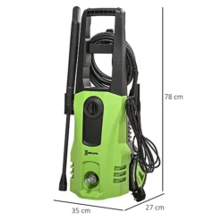 DURHAND 1800W High Pressure Washer, 150 Bar Pressure, 510 L/h Flow, High-Performance Portable Power Washer -Cheap Grow And Trim Store durhand 1800w high pressure washer 150 bar pressure 510 l h flow high performance portable power washer5056602951597 03c MP