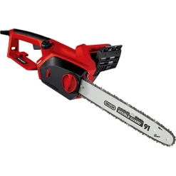Einhell Electric Chainsaw - 16 Inch (40cm) - Powerful 2000W - High Quality OREGON Bar & Chain - Tool-Less Change - GH-EC 2040