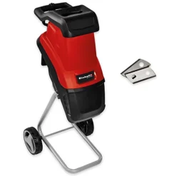 Einhell Electric Garden Shredder - Includes Catch Bag - Powerful 2500W Motor - Easy Transport Handle & Wheels - GC-KS 2540