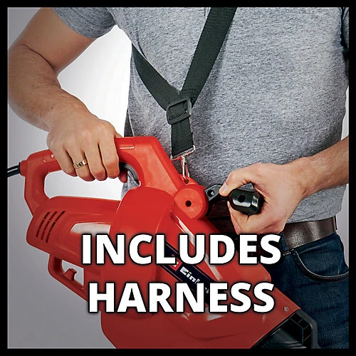 Einhell Electric Leaf Blower & Garden Vacuum - Powerful 3000W - Shredding Function With Harness & 40L Catch Bag - GC-EL 3024 E 4 Einhell Electric Leaf Blower & Garden Vacuum - Powerful 3000W - Shredding Function With Harness & 40L Catch Bag - GC-EL 3024 E - Image 4