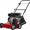 Einhell Petrol Lawn Scarifier - Powerful 4 Stroke Engine - With Depth Adjustment - 45L Catch Bag - Folding Handle - GC-SC 4240 P