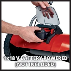 Einhell Power X-Change Cordless Lawnmower 38cm - Silent Battery Cylinder Mower - 45 Litre Bag - Body Only - GE-HM 18/38 Li Solo -Cheap Grow And Trim Store einhell power x change cordless lawnmower 38cm silent battery cylinder mower 45 litre bag body only ge hm 18 38 li solo4006825641639 03c MP