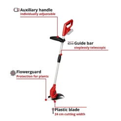 Einhell Power X-Change Cordless Strimmer - 24cm Grass Trimmer - Includes 20x Spare Blades - Body Only - GC-CT 18/24 Li Solo -Cheap Grow And Trim Store einhell power x change cordless strimmer 24cm grass trimmer includes 20x spare blades body only gc ct 18 24 li solo4006825626582 03c MP