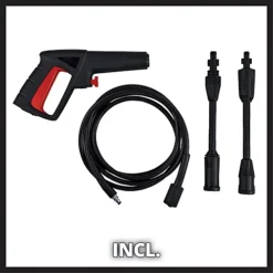 Einhell Pressure Washer - 90 Bar Pressure - 1200W Motor - Jet And Power Washing - Includes Accessories - TC-HP 90 -Cheap Grow And Trim Store einhell pressure washer 90 bar pressure 1200w motor jet and power washing includes accessories tc hp 904006825649857 03c MP