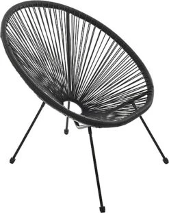 EVRE 2 Seat Black Goa Acapulco Styled Garden Furniture Set For Bistro Patio Indoor Outdoor Balcony Garden Terrace -Cheap Grow And Trim Store evre 2 seat black goa acapulco styled garden furniture set for bistro patio indoor outdoor balcony garden terrace5060381724419 03c MP